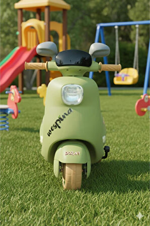 Motorsiklet 3Tekerli Akülü Motor Müzik Çalarlı Uzaktan Kumandalı 50kilo Kapasite 1-7 Yaş  Wespina