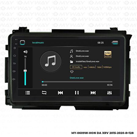 Araç Multimedya Honda Xrv Android 12 Carplay 4Gb Ram + 64Gb Hdd Navigasyon Ekran MYW