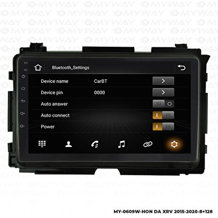Araç Multimedya Honda Xrv Android 12 Carplay 4Gb Ram + 64Gb Hdd Navigasyon Ekran MYW