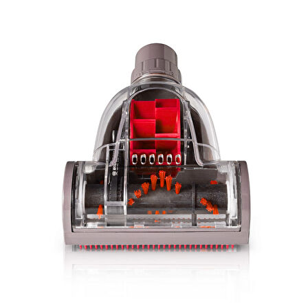 srfn ticaret Arçelik Uyumlu S 7534A Süpürge Mini Turbo Emici Başlık - Kırmızı