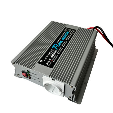 Linetech DC-AC 12V 600W Modifiye Sinüs Inverter