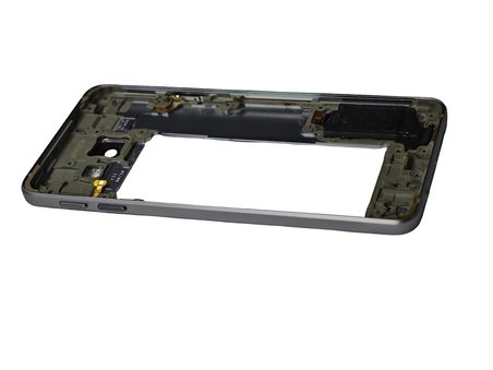 Samsung A310 Kasa Samsung Galaxy A3 2016 Siyah Renk Orta Kasa Çıtalı on off Ses tuş bordu buzzer hoparlör Kamera Lens