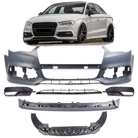 AUDİ - ÖN TAMPON SET S-LİNE "SEDAN" (SENSÖRLÜ) A3 2013-
