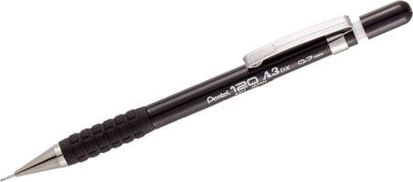 Pentel A317-AX Siyah 0.7 mm Mekanik Uçlu Çizim ve Sınav Kalemi