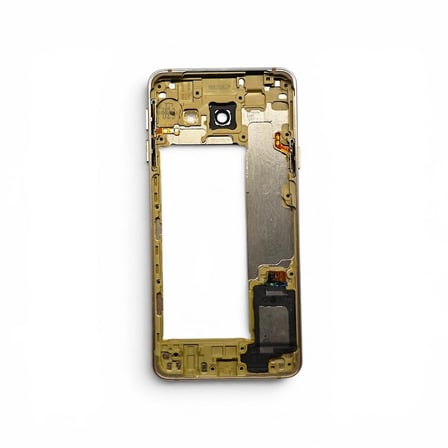 Samsung A310 Kasa Samsung Galaxy A3 2016 Gold Renk Orta Kasa Çıtalı on off Ses tuş bordu buzzer hoparlör Kamera Lens