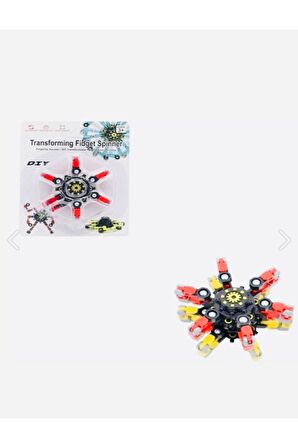 Transformers Stres Çarkı Dönüşeiblen Fidget Spinner Stres Çarkı