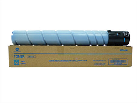 TN-321 Mavi Toner Orjinal, Bizhub C224, C284, C364, A33K450