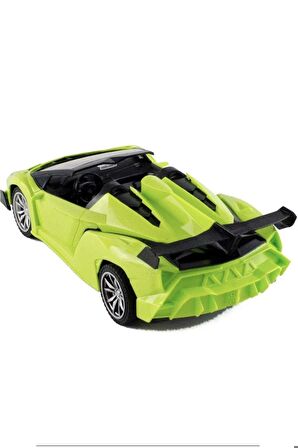 Drift Car Şarjlı Uzaktan Kumandalı Üstü Açık Lamborghini Araba Farı Işıklı