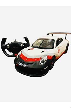 Roastar lisanslı Kumandalı 1:14 Uzaktan Porsche 911 GT3 Cup Işıklı Model Araba