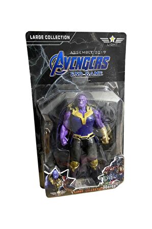 Avengers Thanos 17 Cm Boyunda Işıklı Eklemli Oyuncak Figür