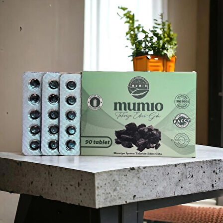 Mumio Takviye Edici Gıda – 1 Kutu 3 x 30 Tablet Toplam 90 Tablet