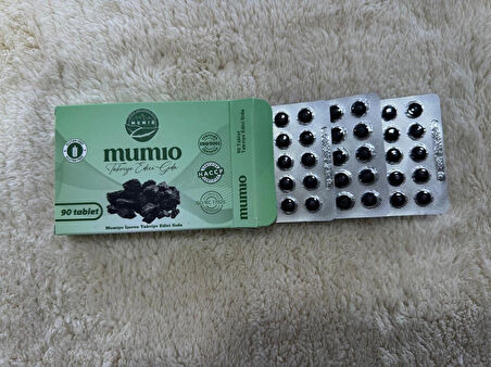 Mumio Takviye Edici Gıda – 1 Kutu 3 x 30 Tablet Toplam 90 Tablet