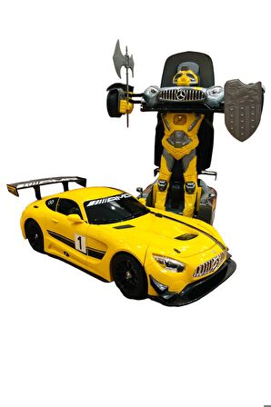 Mercedes Benz Amg Gt3 Dönüşebilen Uzaktan Kumandalı Sesli Ve Işıklı Araba
