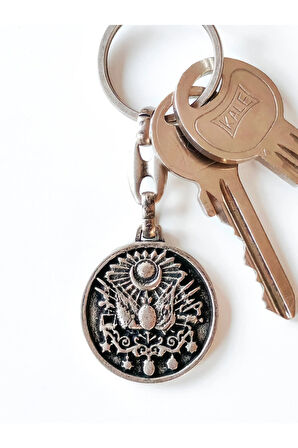Osmanlı Tuğralı Metal Anahtarlık