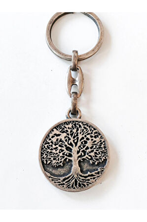 Hayat Ağacı Metal Anahtarlık