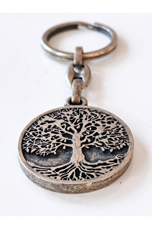 Hayat Ağacı Metal Anahtarlık