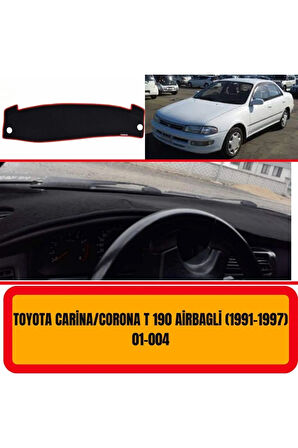 Toyota Carina /corona T190 Airbagli Ön Örtüsü Göğüs Panel Torpido Koruma Koruyucu Kılıfı Halısı