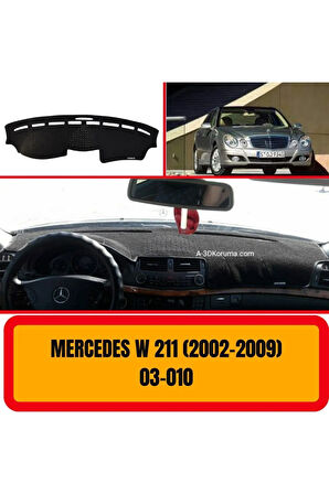 Mercedes -benz W211 2002-2009 Ön Örtüsü Göğüs Panel Torpido Koruma Koruyucu Kılıfı Halısı