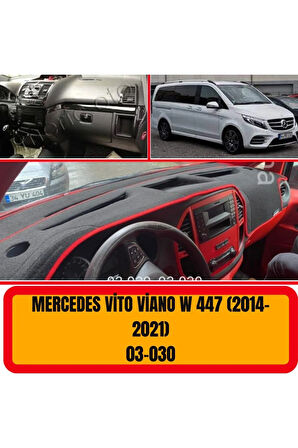 Mercedes -benz Vito W447 2014-2021 Ön Gögüs Panel Torpido Koruma Koruyucu Kilifi Halisi Örtüsü