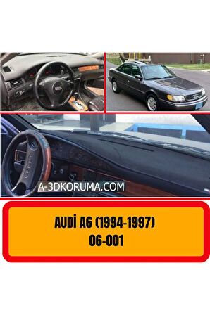 Audi A6 1994-1997 Ön Örtüsü Göğüs Panel Torpido Koruma Koruyucu Kılıfı Halısı Yedek Parça