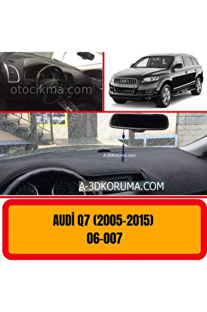 Audi Q7 2005-2015 Ön Gögüs Panel Torpido Koruma Koruyucu Kilifi Halisi Örtüsü