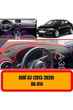 Audi A3 2013 - 2020 Ön Gögüs / Panel / Torpido Korumasi / Kilifi / Halisi / Koruyucu / Örtüsü