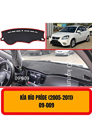 Kia Rio Pride 2005-2011 Ön Gögüs Panel Torpido Koruma Koruyucu Kilifi Halisi Örtüsü