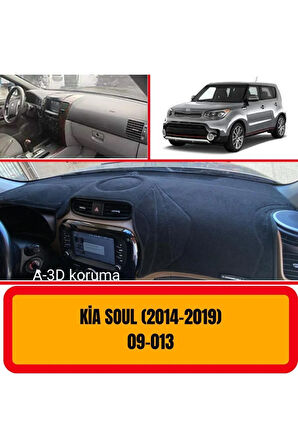 Kia Soul 2014 Ön Gögüs Panel Torpido Koruma Koruyucu Kilifi Halisi Örtüsü