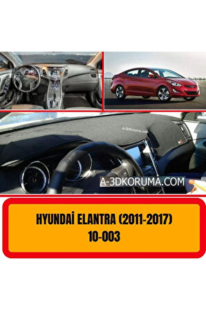 Hyundai Elantra 2011-2017 Ön Örtüsü Göğüs Panel Torpido Koruma Koruyucu Kılıfı Halısı Yedek Parça