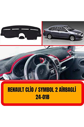 Renault Clio 2 Symbol 2 - Airbagli Ön Gögüs Panel Torpido Koruma Koruyucu Kilifi Halisi Örtüsü Yedek