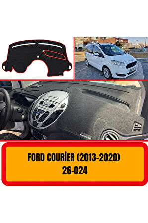 Ford Courier 2013-2020 Ön Örtüsü Göğüs Panel Torpido Koruma Koruyucu Kılıfı Halısı Yedek Parça