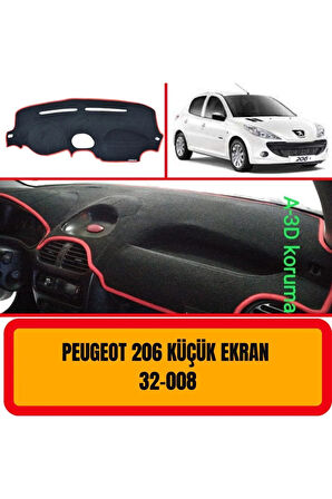 Peugeot 206 Küçük Ekran Torpido Koruma Koruyucu Kilifi Halisi Örtüsü Aksesuar Yedek Parça