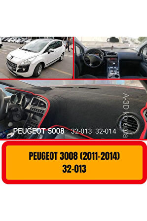 Peugeot 3008 - 5008 2011-2014 Ön Göğüs Panel Torpido Koruma Koruyucu Kılıfı Halısı Yedek