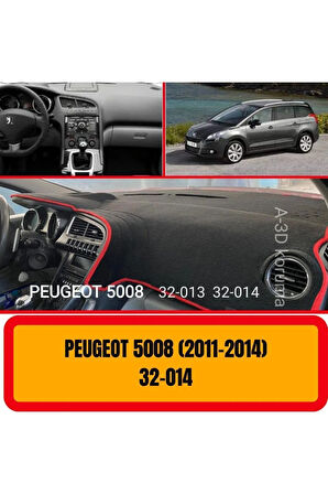 Peugeot 5008 - 3008 2011-2014 Ön Örtüsü Göğüs Panel Torpido Koruma Koruyucu Kılıfı Halısı Yedek