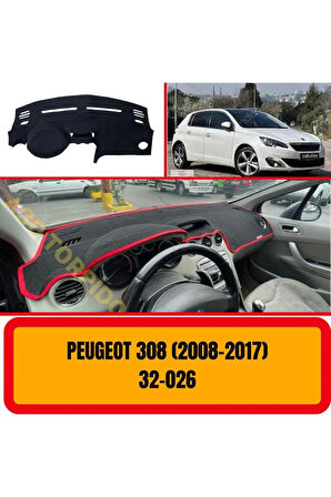 Peugeot 308 ( 2008 - 2016 ) Ön Gögüs Panel Torpido Koruma Koruyucu Kilifi Halisi Örtüsü Yedek Parça