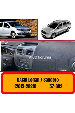 Dacia Logan/sandero 2015-2020 Ön Torpido Koruma Koruyucu Kilifi Halisi Örtüsü Aksesuarları Yedek