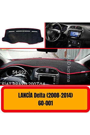 Lancia Delta 2008-2014 Ön Örtüsü Göğüs Panel Torpido Koruma Koruyucu Kılıfı Halısı Yedek Parça