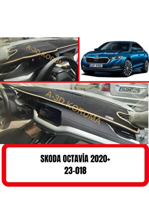 Skoda Octavia 2020 3d Torpido Koruma Kılıfı - Koruyucu Halı Kaplama / A3d / 3d