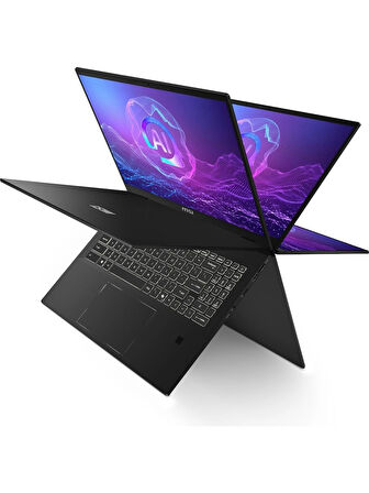 MSI Summit A16 AI+ A3HMTG-038TR Ryzen AI 9 365 32 GB 1 TB SSD Radeon 880M 16" WQXGA İkisi Bir Arada Notebook