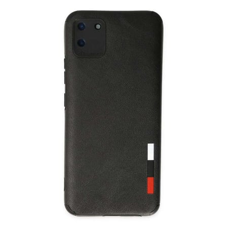 Realme C11 Kılıf Loop Deri Silikon - Siyah