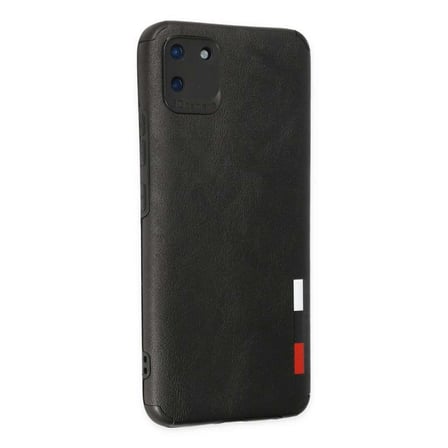 Realme C11 Kılıf Loop Deri Silikon - Siyah