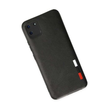 Realme C11 Kılıf Loop Deri Silikon - Siyah