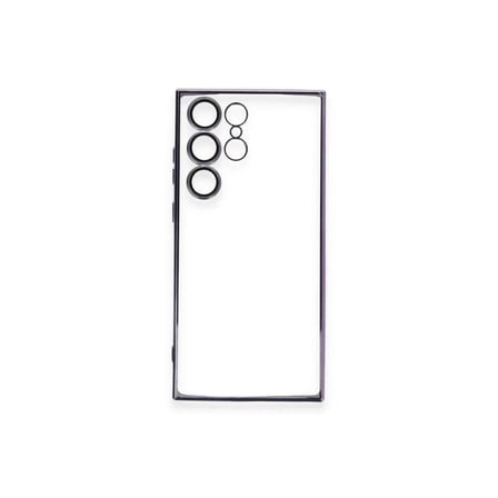 Samsung Galaxy S23 Ultra Kılıf Razer Lensli Silikon - Mor