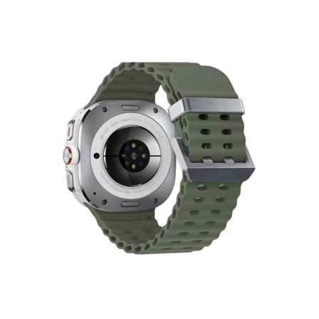 Watch 7 Ultra Kr417 Rug Silikon Kordon - Koyu Yeşil