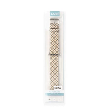 Watch 42mm Karo Motif Kordon - Mavi