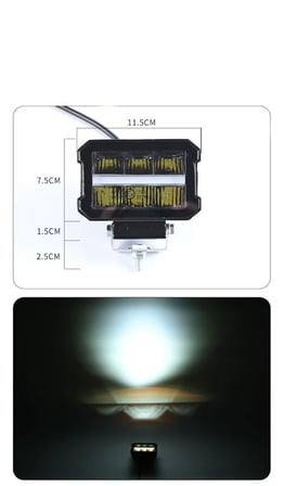 Drs Tuning Ofrooad sis lambası 11,5 x 8 x 9cm 12-80v 28w Beyaz-amber gündüz ledli adet 352