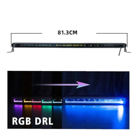 Drs Tuning Offroad sis lambası beyaz 150w 81,3 cm beyaz-sarı gündüz ledli 12-36v adet 360-2