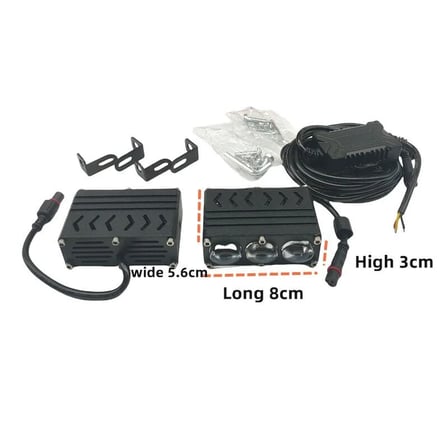 Drs Tuning Offroad sis lambası 3 led beyaz 55w sarı 55w 12-80v LASS398