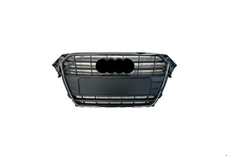 Audi A4 2013-2016 Arası Uyumlu Ön Panjur (Büyük Plaka)