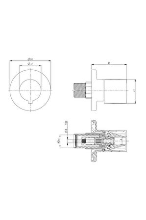Vitra Ankastre Stop Valf Krom A41461